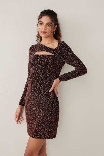 Dress jacquard glitter shop
