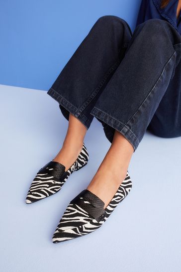 Zebra loafers top