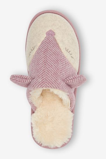 Pink hot sale fox slippers