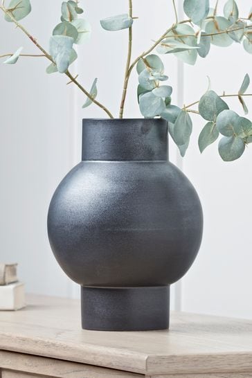 Cox & Cox Black Bulb Vase