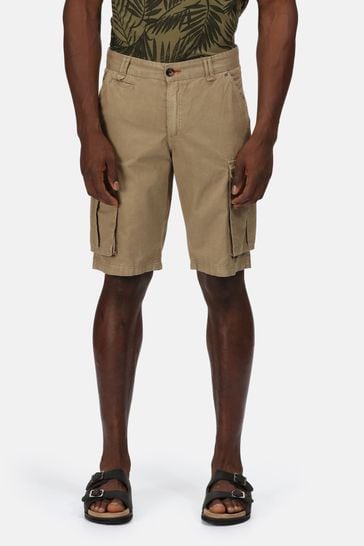 Regatta Brown Shorebay Multi Pocket Shorts