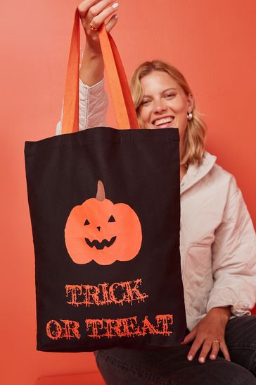 Trick or Treat Halloween Cotton Reusable Bag For Life