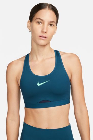 Buy Nike Blue Dri-FIT Swoosh High Support Sports Bra from Next Spain