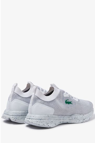 Buy Lacoste Run Spin White Eco Trainers from Next Luxembourg