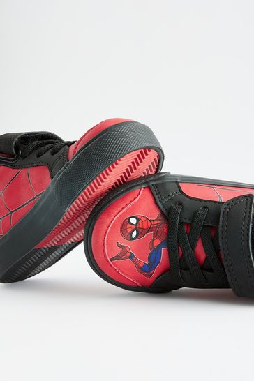 Buy Red Spiderman Elastic Lace Touch Fastening Boots from Next Bahrain