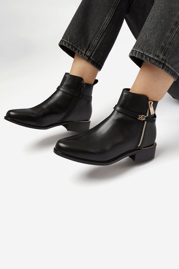 Dune white shop ankle boots