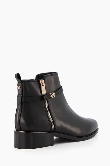 Dune buckle shop ankle boots