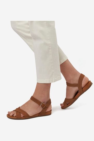 Buy Dune London Wf Landie Cross Strap Comfort Sandals from Next