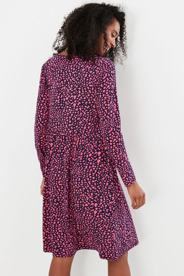button flare dress