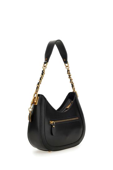 Guess Abey Small Hobo Bag in Black