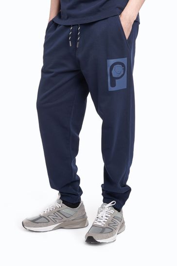 Penfield Blue Large P Bear Graphic Logo Sweat Pants