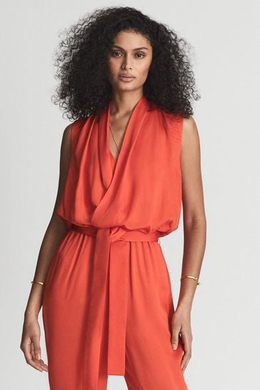 Reiss sales orange jumpsuit