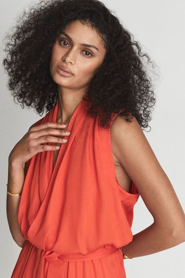 Reiss orange jumpsuit store