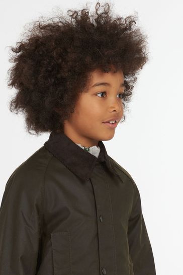Barbour beaufort kids Green hot sale
