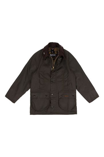 Barbour international jacket kids olive online