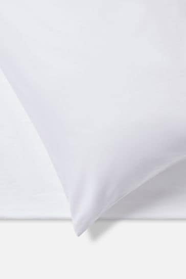 Jasper Conran London White Cotton 300 Thread Count Percale Pillowcase