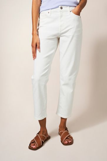 White Stuff Natural Brooke Straight Crop Jeans