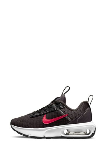 Black/pink air max motion junior trainers 2025