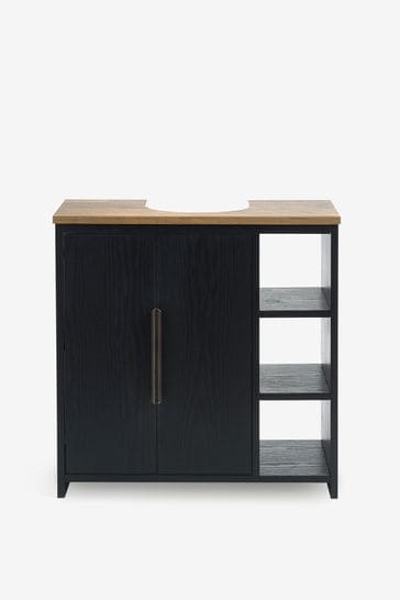 Under sink top unit black