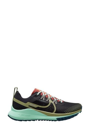 Nike Black/Green Pegasus 4 Trail Running Trainers