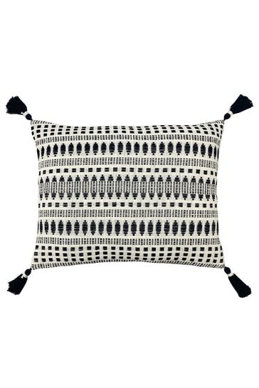 Black online pattern cushion