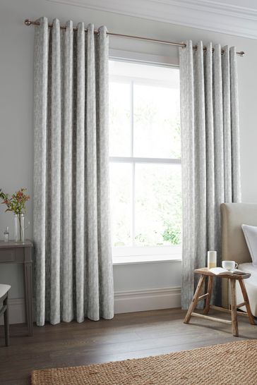 Laura Ashley Dove Whinfell Made To Measure Curtains