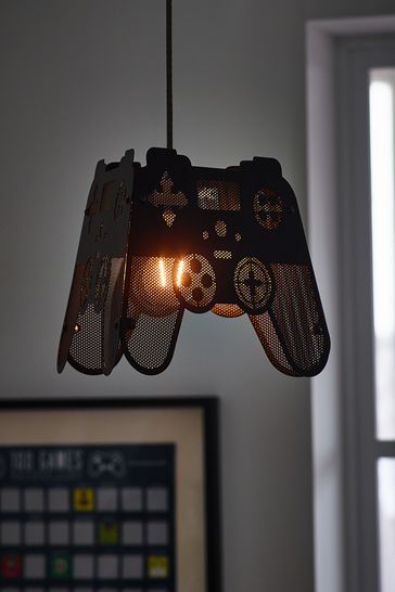 Black Metal Game Controller Easy Fit Light shade