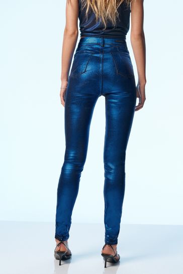 Own. Cobalt Blue Ultra High Rise Skinny Jeans