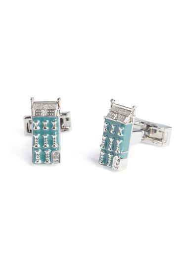 Simon Carter Blue Townhouse Cufflinks