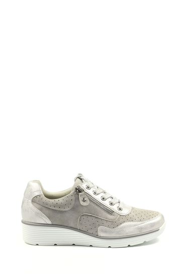Buy Lunar Pewter Haylee Fashion Trainers from Next Oman