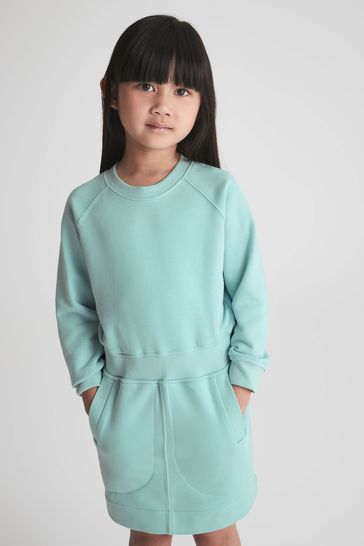 Buy Reiss Aquamarine Jamie Senior Jersey Sweater Dress from Next