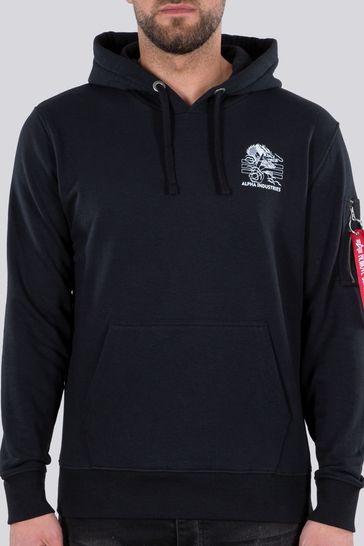 Buy Alpha Industries Black Heritage Dragon Hoodie from the Laura Ashley  online shop