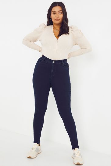 Super stretch high hotsell waisted skinny jeans
