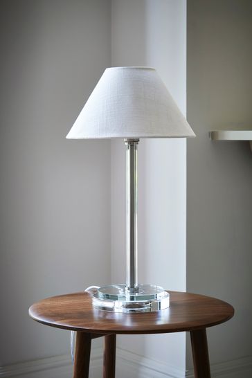 Jasper Conran London Clear Shaded Glass Table Lamp