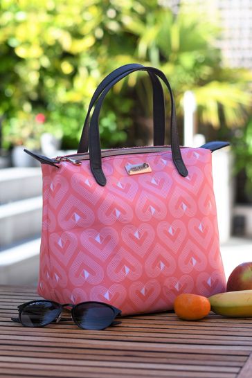 Beau And Elliot Pink Coral Vibe Insulated Lunch Tote (7L)