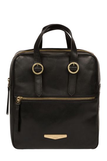 Pure Luxuries London Delfina Vegetable-Tanned Leather Backpack
