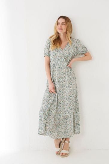 Buy FatFace Natural Rochelle Sugar Floral Midi Dress from Next Poland