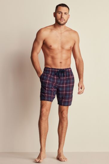 Mens red pyjama on sale shorts