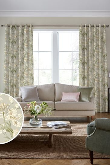 Laura Ashley Sage Green Gosford Fabric By The Metre