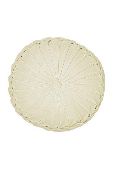 Laura Ashley Gold Round Rosanna Cushion