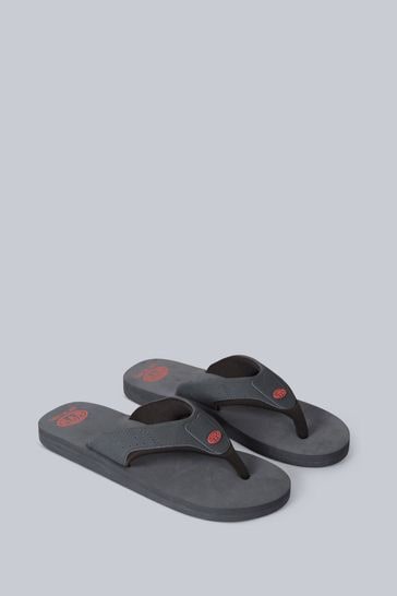 Buy Animal Mens Grey Jekyl Recycled Flip Flops from Next Luxembourg