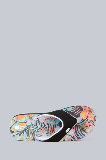 Animal swish flip flops top size 6