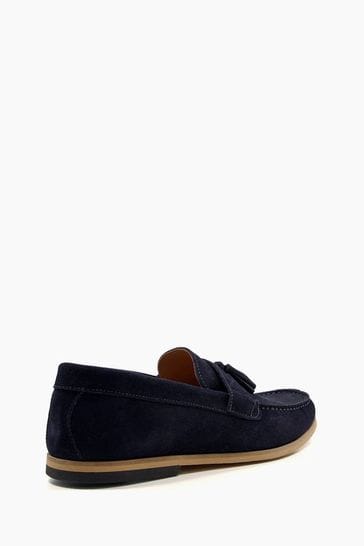 Buy Dune London Bart Blue Moccasin Loafers from Next Sweden
