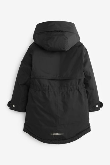 Girls hotsell black waterproof