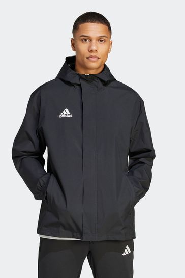 Buy adidas Black Football Entrada All-Weather Jacket from Next USA