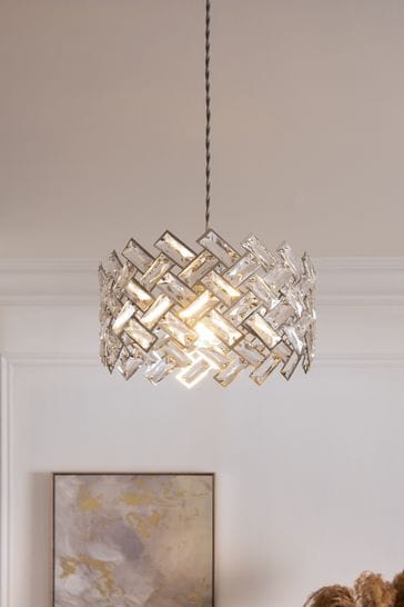 Clear Wentworth Easy Fit Pendant Lamp Shade