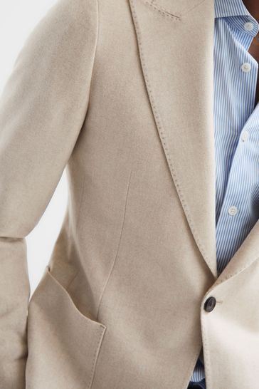 Slim fit wool blazer mens store