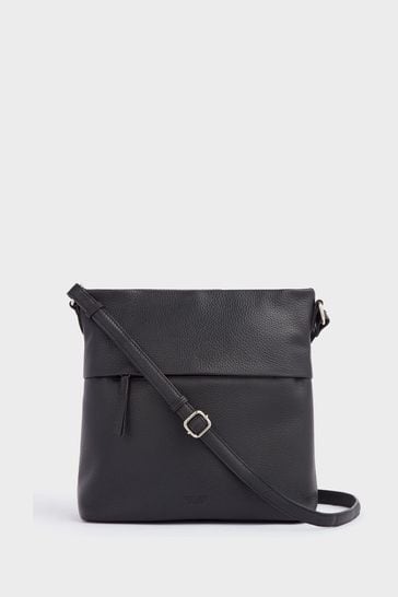 OSPREY LONDON Lyra Grainy Hide Leather Cross Body Bag