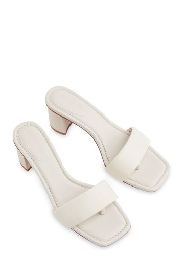 Whistle Marie Pink Slip On Mule Sandals
