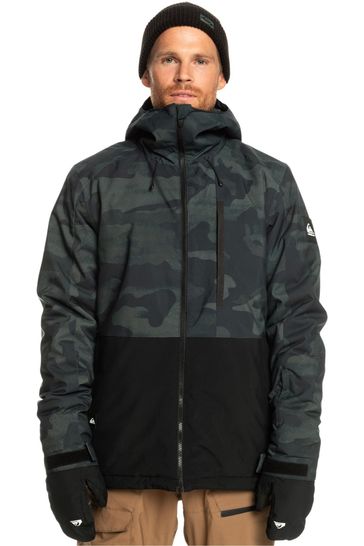 Quiksilver Mission Block Ski Black Jacket